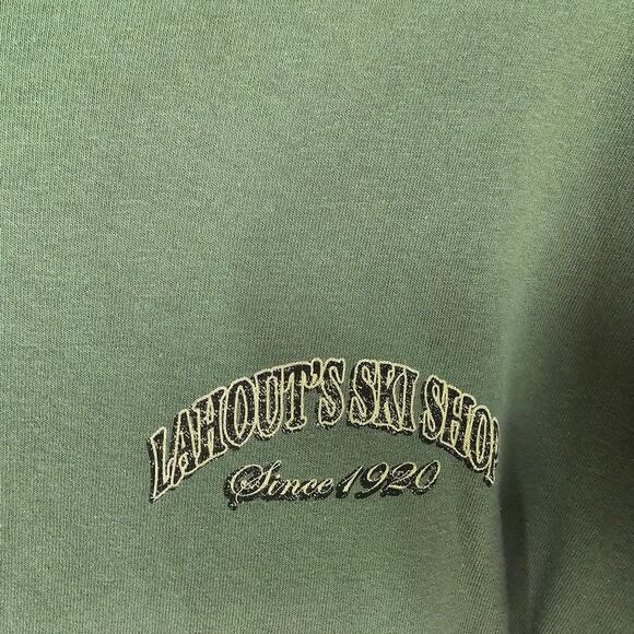 Casual Green Short Sleeve Tees with Lahout"s Ski Shop 216 - Picture 3 of 5